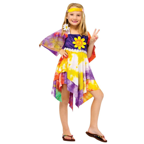 Daisy Hippie Girl's Costume