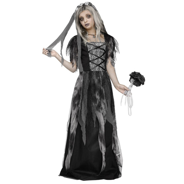 Cemetery Bride Teen Girl's Costume