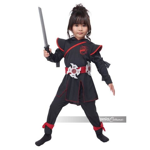 Lil Ninja Toddler Girl Costume