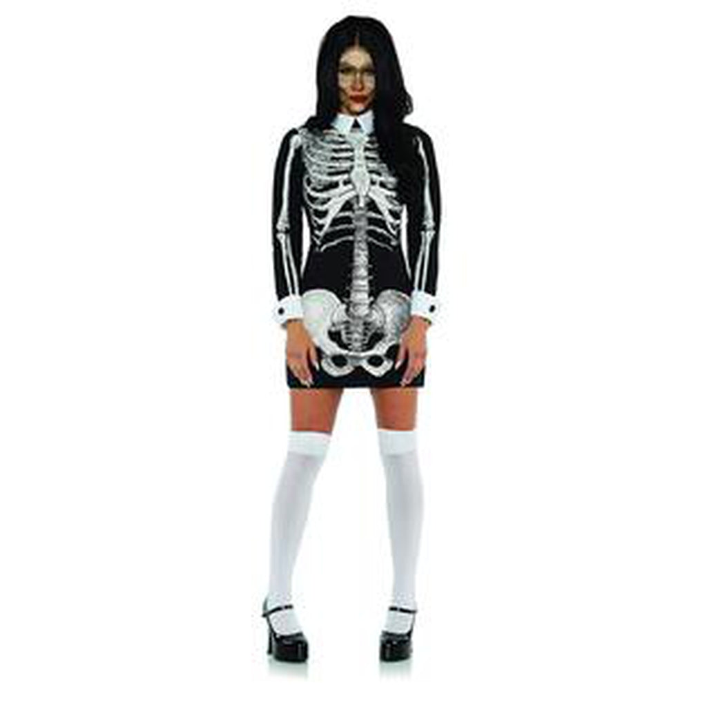 Skeleton Bones X-Ray Dress Women's Costume