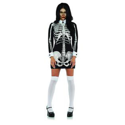 Skeleton Bones X-Ray Dress Teen's Costume