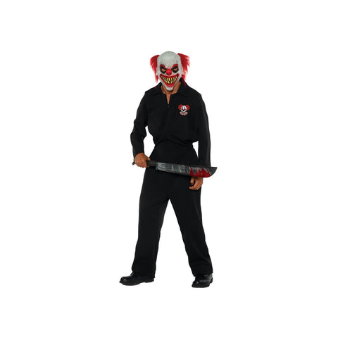 Killer Klown Boiler Suit Men's Plus Size Costume
