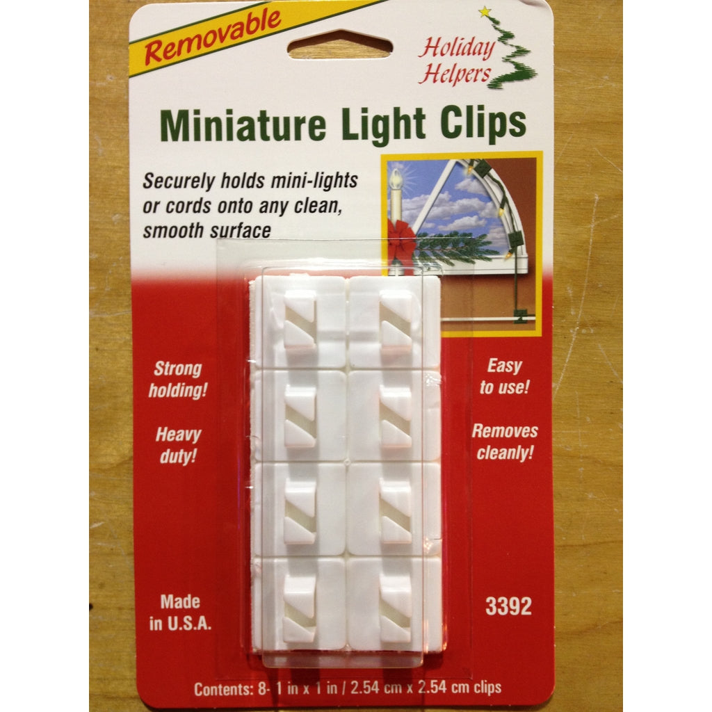 Miniature Light Clips, 8 Pack