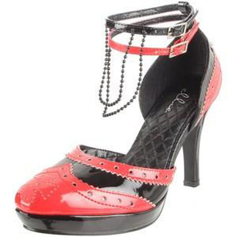 Red And Black Vampyress Women's Shoes