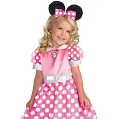 Clubhouse Minnie Mouse-Pink Toddler Costume