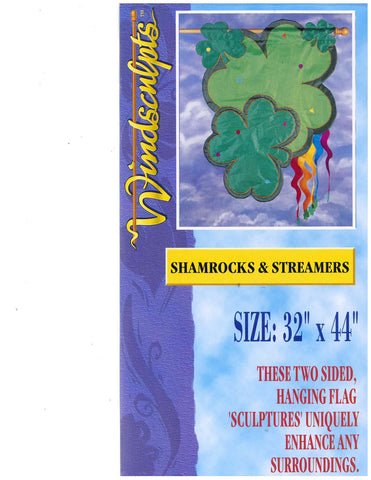 Shamrocks & Streamers Flag