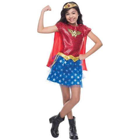 Wonder Woman Tutu Dress Girl's Costume