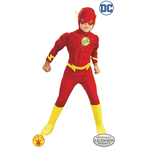 The Flash Deluxe Muscle Chest Boy's Costume