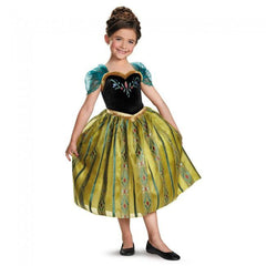 Frozen-Anna Coronation Gown Deluxe Girl's Costume