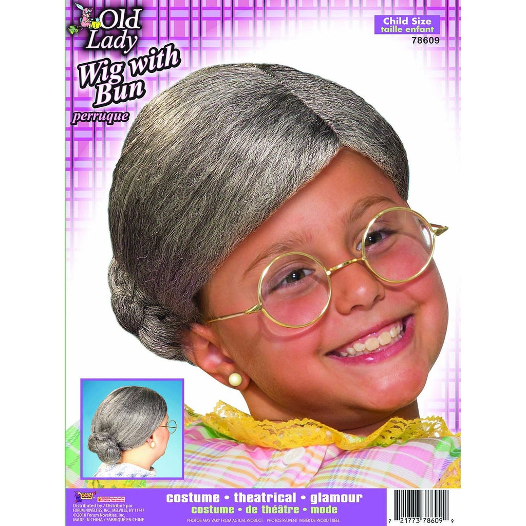 Old Lady Wig - Child