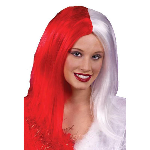 Red & White Wig