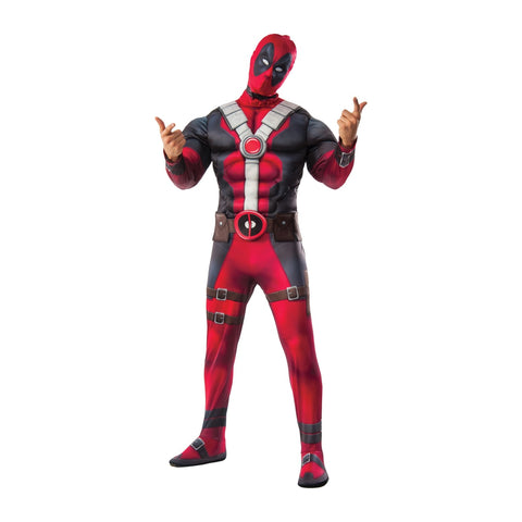Deadpool Deluxe Muscle Chest Men's Costume