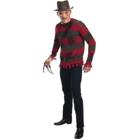 Freddy Krueger Deluxe Sweater Teen Costume