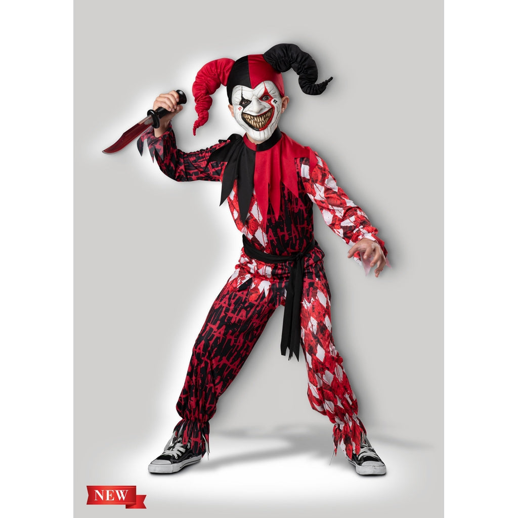 Evil Jester Boy's Costume