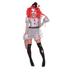 Wicked Clown Teen Girl's Costume