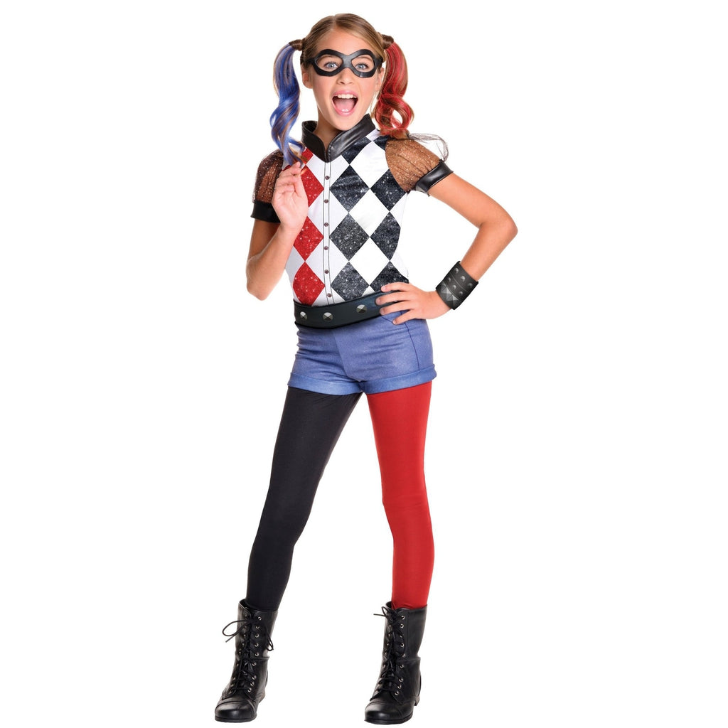 Deluxe Harley Quinn Girl's Costume