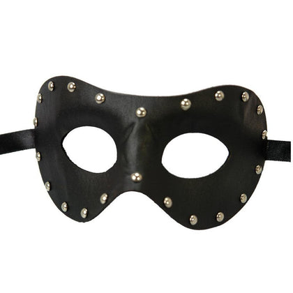 Black Leather 1/2 Mask