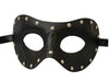 Black Leather 1/2 Mask