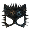 Black Cat Eye Mask with Spikes