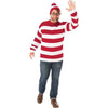 Where's Waldo Men's Plus Size Costume