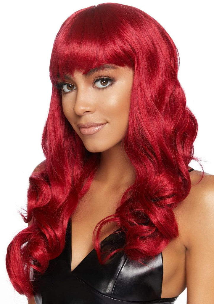Wavy Wig with Bangs