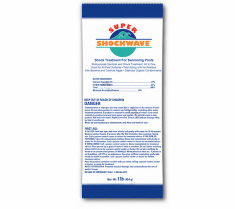 Super Shockwave Shock Treatment Granular Chlorine Concentrate (1# Bag) (IN-STORE PICKUP ONLY)