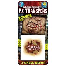 Zombie Cheek Decay FX Skin Transfers