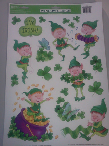 Happy St. Patrick's Day Window Cling