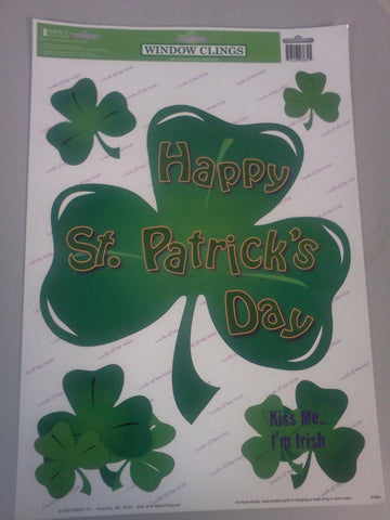 Happy St. Patrick's Day Window Cling
