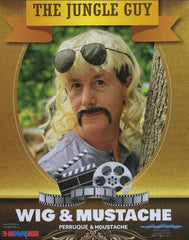 Jungle Guy Wig & Mustache Set