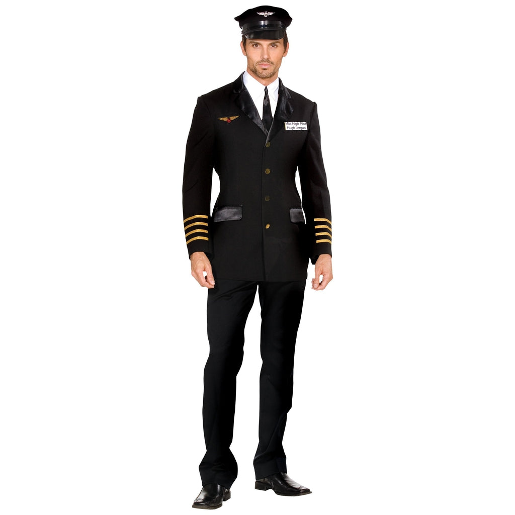 Mile High Pilot Plus Men's Costume